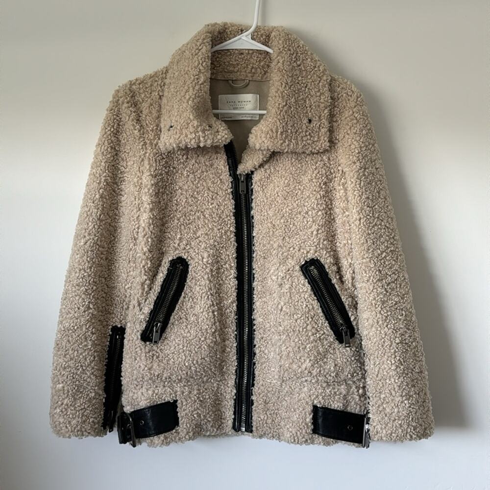 Zara Teddy Jacket Size: XS